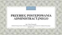 Postępowanie Administracyjne: Podręcznik do Kolokwium