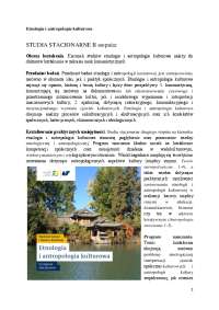 STUDIA STACJONARNE II stopnia: