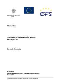 Odwzorowywanie elementów maszyn 311[20].O2.04