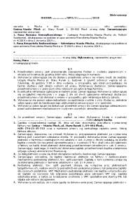 Wzór umowy prenumeraty czasopisma Forbes