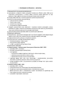 7. PRZEMIANY USTROJOWE – NOTATKA