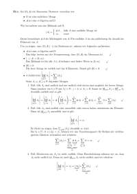 Blatt 2 Maßtheorie Lösungen