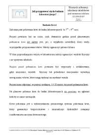 Jak przygotować się do badania laboratoryjnego? Bliższych ...
