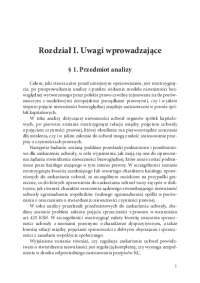 Rozdział I. Uwagi wprowadzające