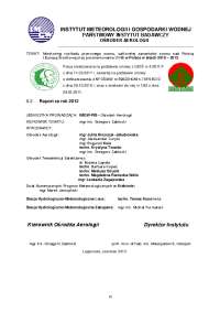 instytut meteorologii i gospodarki wodnej