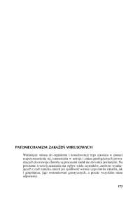 PATOMECHANIZM ZAKAŻEŃ WIRUSOWYCH