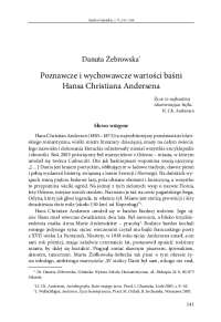 Poznawcze i wychowawcze wartości baśni Hansa Christiana ...