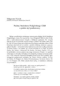 Psalmy Stanisława Podgórskiego CSsR a polski styl ...