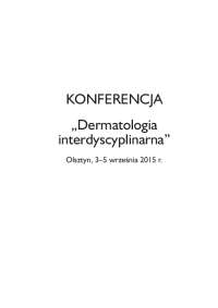 KONFERENCJA „Dermatologia interdyscyplinarna”