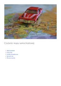Czytanie mapy samochodowej