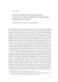 „Szyba” Stanisława Barańczaka w świetle myśli Martina ...