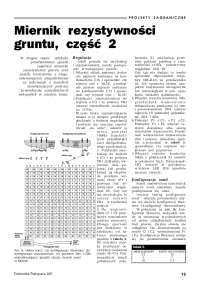 Miernik rezystywności gruntu, część 2