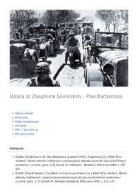 Wojna ze Związkiem Sowieckim – Plan Barbarossa