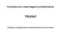 Zasady przygotowania dokumentacji technicznej