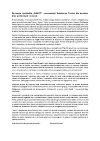 Recenzja spektaklu „FAUST”