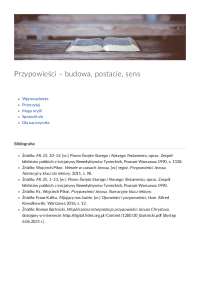 Przypowieści – budowa, postacie, sens