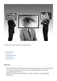 Funkcja zewnętrzna państwa