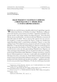 UKŁAD POKOJOWY WŁADYSŁAWA HERMANA Z ...