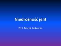 Niedrożność jelit