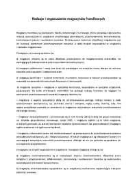 Rodzaje i wyposażenie magazynów handlowych