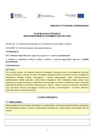 1. KARTA PROJEKTU 1.1 Tytuł projektu