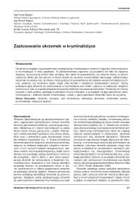 Zastosowanie okrzemek w kryminalistyce