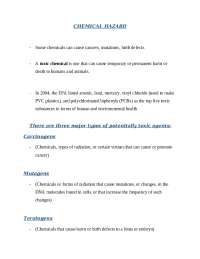 About Chemical Hazard