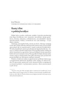 Ramię i dłoń w polskiej heraldyce
