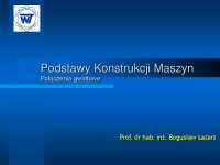Podstawy Konstrukcji Maszyn