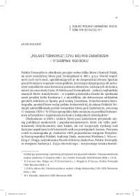 „polSkie termopile”, czyli BÓj pod zadWÓrzem