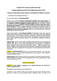 Przygotowanie i realizacja projektu badawczego