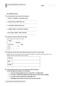 Inglés Examen Unit 3 Burlington Books