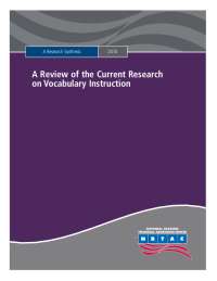A Review of the Current Research on Vocabulary Instruction