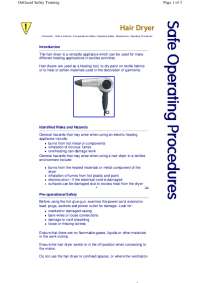 Hair Dryer
