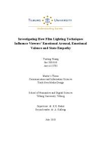Investigating How Film Lighting Techniques Influence Viewers ...