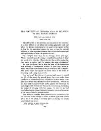 THE FERTILITY OF CECROPIA EGGS IN RELATION TO THE ...