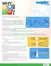 Light Science Overview - Teacher