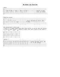 Blessed Be Your Name Chords by Hughes Tim (Capo 3)