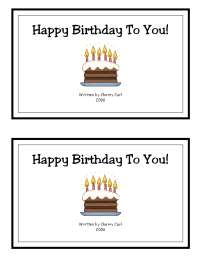 Happy Birthday To You!