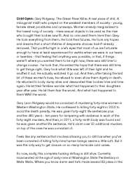 Gary Ridgway. The Green River Killer. A real piece of shit. A