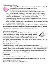 The Game of Pig (Grades 3–8) Math concepts