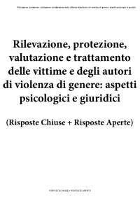 Rilevazione, protezione, valutazione, trattamento vittime - Paniere compilato eCampus