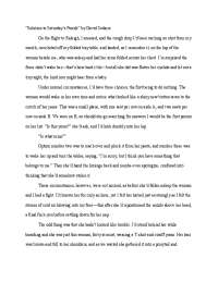 “Solution to Saturday's Puzzle” by David Sedaris On the flight ...