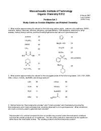 Enolate Alkylation and Related Chemistry: Problem Set 3 Study Guide
