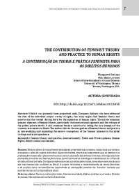 the contribution of feminist theory and practice to human rights ...