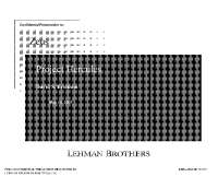LEHMAN BROTHERS