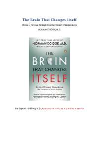 The Brain That Changes Itself