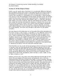 An Enquiry Concerning Human Understanding (excerpts) By ...