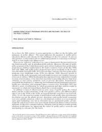 Making public policy programs effective and relevant
