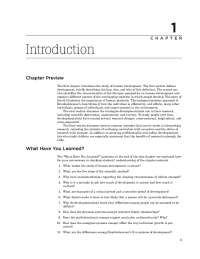 Introduction to Human Development: A Scientific Approach